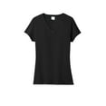 thumbnail image 4 of Port & Company Ladies Fan Favorite Blend V-Neck Tee, 4 of 5