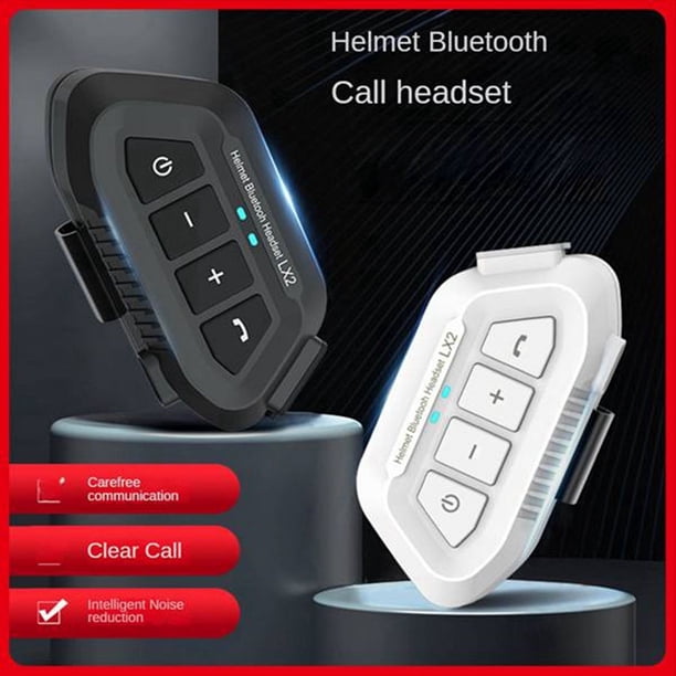 Lx2 Bluetooth5.0 Casco Auricular InaláMbrico Llamada Manos Casco de Motocicleta Auricular Impermeable Auricular EstéReo Bluetooth A