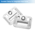 thumbnail image 3 of 120Pcs 40mmx30mmx0.4mm Wall Panel Buckle, Stainless Steel Panel Clips, 3 of 6