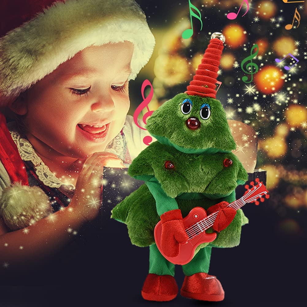 Electric Singing and Dancing Plush Toy, Funny Christmas Tree Mimicking