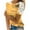 Yellow, variant on Otaozi Spring Tops For Women 2025 Trendy Plus Size Womens Tops Summer Business Blouses For Women Dressy Casual Sexy Beach Vacation Essentials For Women