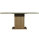 thumbnail image 2 of Mesa de Comedor Rectangular Tablero de Vidrio Marrón/Gris 5275 Madesa, 2 of 5