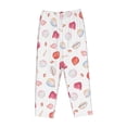 thumbnail image 4 of Bingfone Pajamas For Women,Red Coral And Scallop Seashell Pajama Pants With Pockets-X-Large, 4 of 9