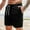 Black Athletic Shorts, variant on HOOMEUMY Men's Summer Corduroy Shorts Straight Fit Elastic Waist Beach Shorts with Pockets Solid Color Drawstring Lounge Shorts Green XXXL