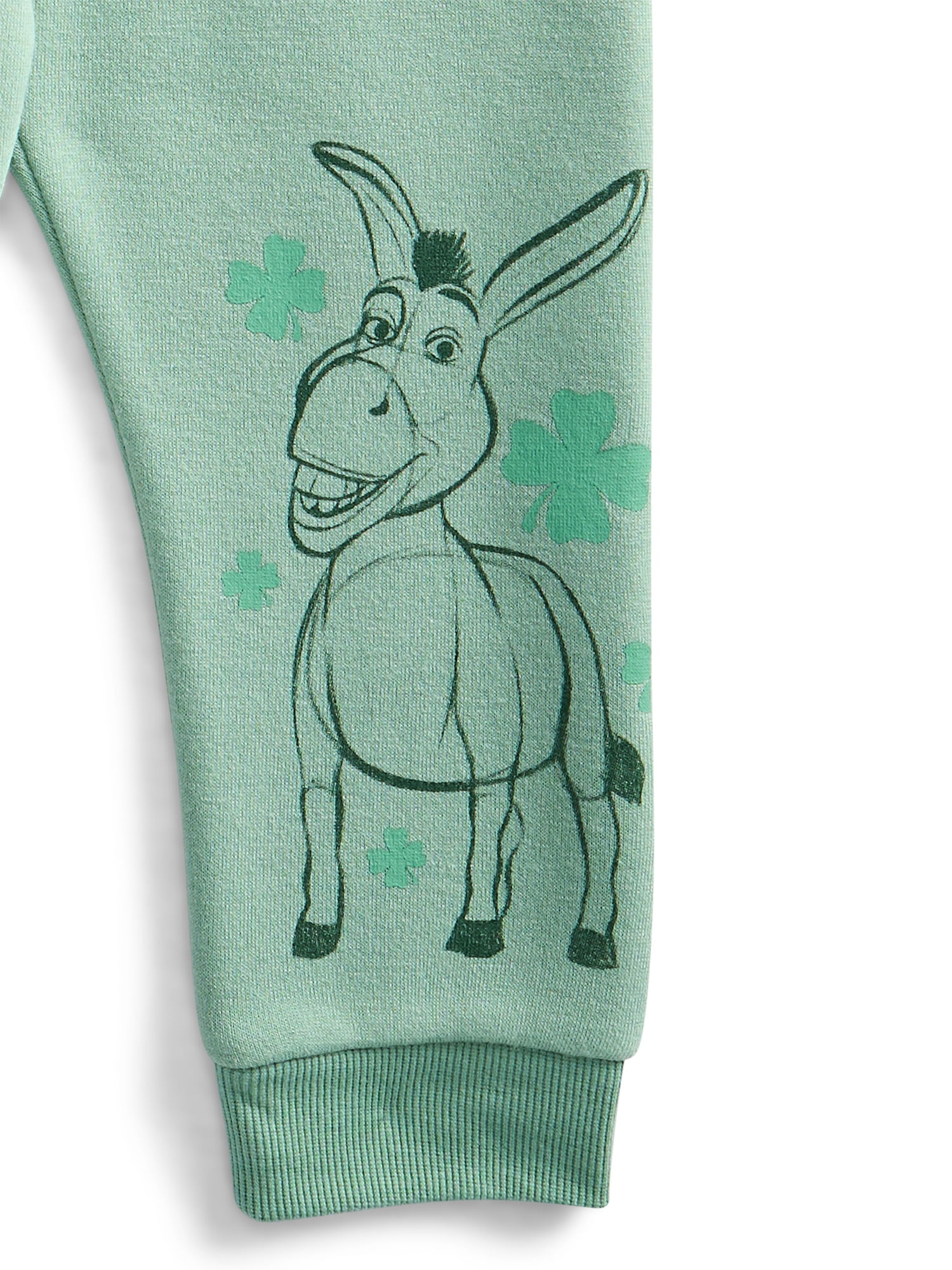 St Patrick’s Day Shrek Unisex Toddler Graphic Sweatshirt and Sweatpants Set, 2-Piece, Sizes 12M-5T