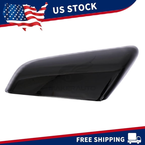 Left Driver Side Mirror Cover for Chevy Equinox Terrain 2018-2023 Gloss Black with Turn Signal Light 23406417 84545949