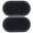 Black Double Pedal, variant on MANNYA 2pcs Single/Double Pedal Patches Drumhead Kick Pad Protector Skin Replacement