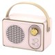 thumbnail image 1 of Altavoces estéreo inalámbricos retro, altavoces portátiles Bluetooth vintage con sonido potente, 1 of 7