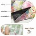 thumbnail image 2 of Easter Area Rug 4x6 Washable Rug Non Slip Spring Rabbit Eggs Flower Butterfly Green Plaid Large Area Rug Indoor Floor Carpet for Entryway Bedroom Kitchen Living Room Home Office Dining Room Nursery, 2 of 8