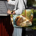 thumbnail image 7 of Zufioo Lazy Home Style Guinea Pig Print Large Capacity Beach Travel Bag, Zippered Pocket Foldable Hand-held Shoulder Beach Bag, 7 of 7