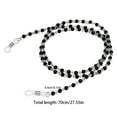 thumbnail image 4 of SANAG Eyeglasses Retainer Chain Reading Glasses Sunglass Beaded Rope Eyewear Strap Holder Decoration, Black, 4 of 8