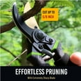 thumbnail image 3 of Garden Shears, Pruning Shears 8.6in High Strength Professional SK5 Carbon Tool Steel Blades with  for Tree Trimming with Sheath,with Sheath Blade Spring, 3 of 8