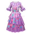 thumbnail image 1 of Girls Encanto Costume Mirabel Isabelle Princess Dress Bag Book Week Halloween AU, 1 of 3