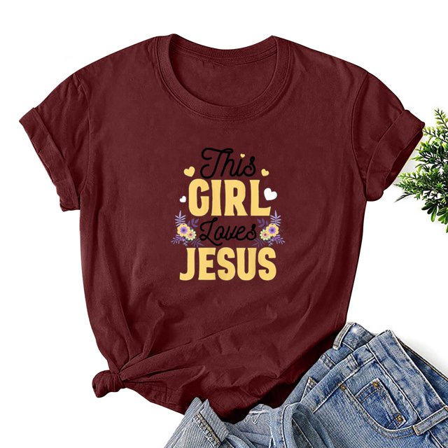 EGNMCR Chemises de Pâques pour Femmes Chemises Imprimé de Pâques Manches Courtes Décontracté Ample Haut Manches Courtes Col Rond Haut/chemise T-Shirts pour Femmes