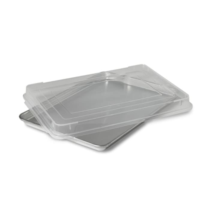 Vollrath Snap Fit 1/2 Size Clear Polypropylene Sheet Pan Cover 