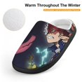thumbnail image 4 of My Hero Academia You Are Next Kid's Cotton Slippers Winter Warm Soft Plush Slippers with Rubber Sole Non-Slip Indoor Outdoor Slip on Shoes Fluffy House Slippers For Boys Girls Teen, 4 of 8