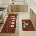 thumbnail image 5 of Fall Gnomes Kitchen Rugs and Mats Anti Fatigue, Buffalo Plaid Pumpkins Kitchen Mat Set of 2 Piece, Home Sweet Home Seasonal Thanksgiving Holiday Low-Profile Floor Rug 17.7"X47.2"+17.7"X23.6", 5 of 5