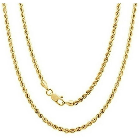A 14kt Yellow Gold Rope Chain, 22
