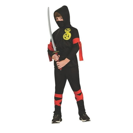 Halloween Fuller Cut Black Ninja Child Costume