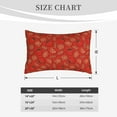 thumbnail image 4 of Picia Tomatoes Pattern Plush Pillow Case – Soft and Cozy Cushion Cover, Hypoallergenic Throw Pillow Case for Home Decor-16"x24", 4 of 6