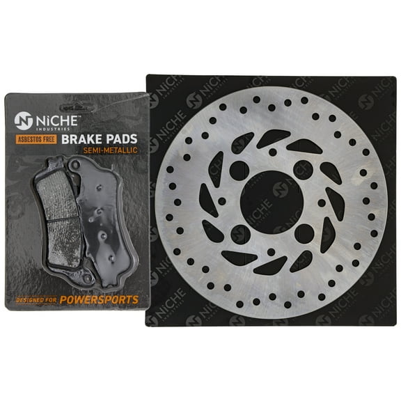 Niche Rear Left Brake Rotor Pad Kit for Honda Interceptor 800 Motorcycle MK1007162