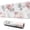 Pioneer Flower Floral, variant on Long Mouse Pads for Desk,Pioneer Flower Floral Print Pattern Desk Mats on Top Of Desks, Desk Mouse Pad Extra Large with 3mm Non-Slip Base and Stitched Edge for Gaming,Office,Work,Home 31.5"x11.8"