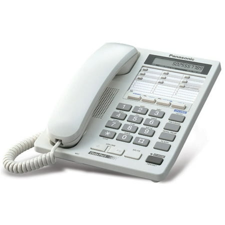 Panasonic Kx Ts27w 2 Line Corded Desk Phone With Multi