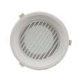 thumbnail image 3 of Cubierta de ventilación redonda Cubierta de ventilación de pared Fácil de ventilar Rejilla de de aleación de aluminio, 3 of 8
