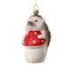 thumbnail image 1 of Adorno navideño de animal, decoración navideña para árbol, animal decorativo único erizo, 1 of 9