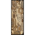 thumbnail image 3 of Festival Contemporary 2.7' x 7' Beige and Brown Polypropylene Indoor Area Rug, 3 of 10