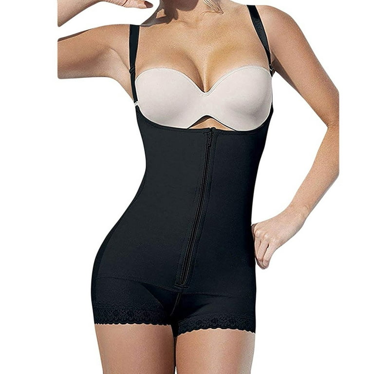 Baqcunre Tummy Control Fajas Colombianas Waist Trainer Butt Lifter Thigh  Slimmer Full Body Shaper Butt Lifting Shapewear Shapewear Tummy Control  Shapewear Bodysuit Women'S Shapewear,Black,5XL 