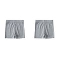 thumbnail image 1 of (2-Pack) Kcodviy Kids Girls Dance Shorts Girl Solid Color Breathable Bike Girls Breathable Shorts, 1 of 5