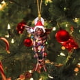 thumbnail image 2 of Árbol de Navidad acrílico Decoración colgante Adornos colgantes de dibujos animados para niños (12) Tmvgtek Libre de BPA, 2 of 9