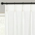 thumbnail image 2 of DriftAway Extra Long Linen Textured Sheer Pinch Pleat Curtains 2 Panels 2 Story House Tall Curtains for High Ceiling Long Window High Living Room Light Filtering Back Tab W52 x L132 Inch Light Linen, 2 of 8