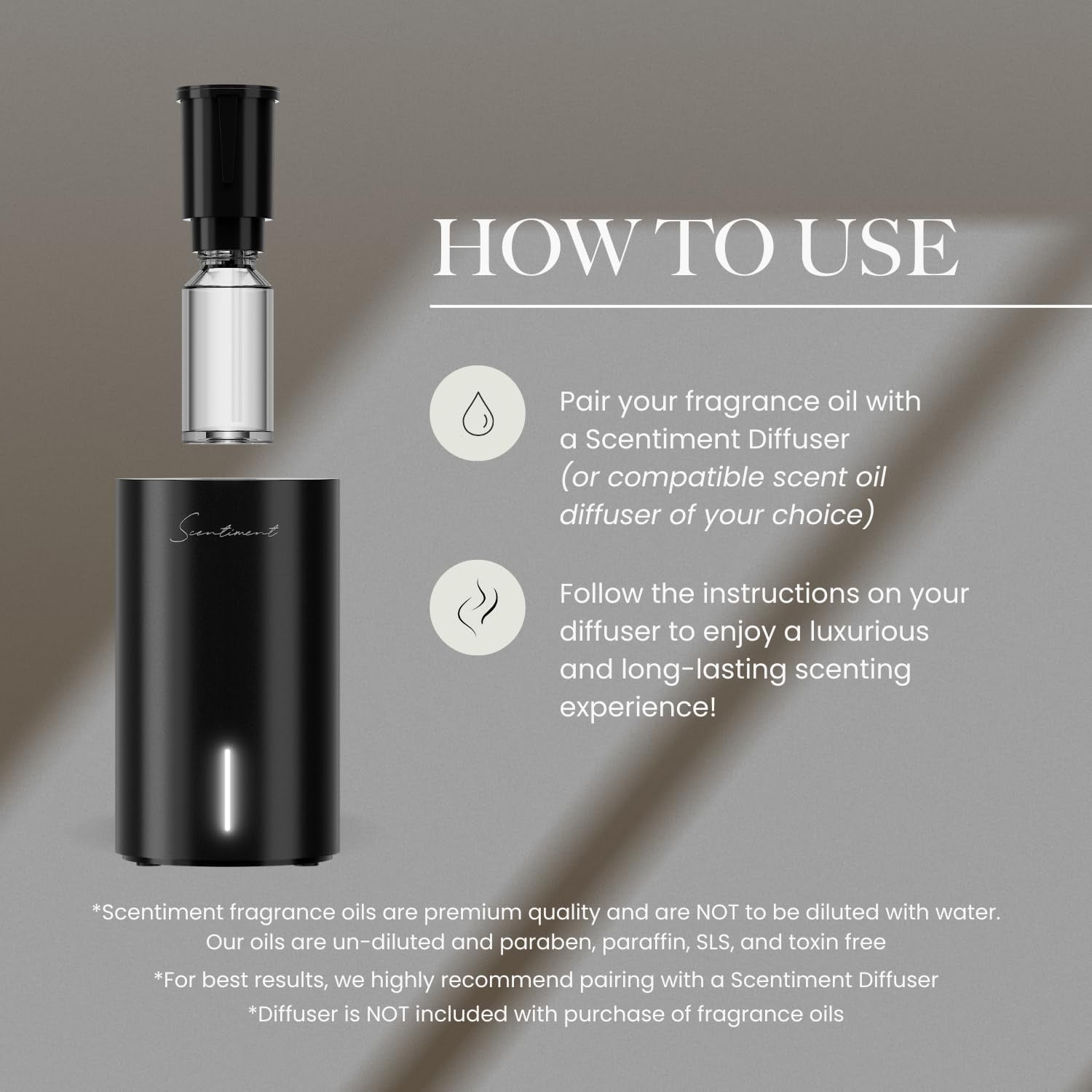 Scentiment Fresh Rain Fragrance Oil – 120ml | Luxury Aromatherapy Diffuser Oil | Notes of Grapefruit, Orange, Cedarwood, Jasmine & Musk