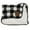 Black/Ivory, variant on C.C Soft Cozy Buffalo Plaid Fuzzy Sherpa Lined Sofa Bed Couch Blanket Throw, Black/Light Melange Gray
