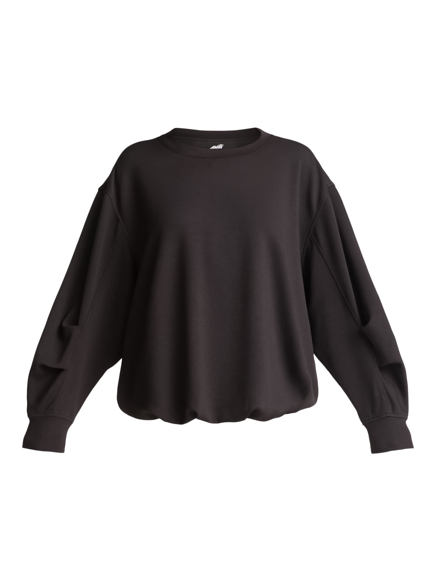 Avia Women's Knit Bubble Top with Long Sleeves, Sizes XS-XXXL