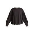 thumbnail image 3 of Avia Women's Knit Bubble Top with Long Sleeves, Sizes XS-XXXL, 3 of 5