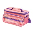 thumbnail image 2 of Case de transporte portátil, bolsa de audio de reproductor Viaje de viaje al aire libre con correa para el hombro y mango para auriculares, 2 of 9