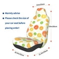 thumbnail image 3 of Yiaed Colorful Lemons Print Car Seat Covers,Universal Auto Seats Protector Fits for Car,SUV Sedan,Truck,Automotive Seat Covers & Accessories, 3 of 5