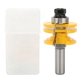 thumbnail image 2 of Cabinet Door Rail Stile Router Bit Cabinet Door Router Bits Set With 1/2" Round Shank For Medium Density Fiberboard Solid Wood Particleboard Plywood, 2 of 8