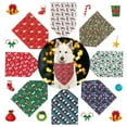 thumbnail image 4 of Dog Bandana Scarf Washable Triangular Bibs Pet Adjustable Washable Kerchief Dog Bandana for Small and Large Dogs Party Supplies, 4 of 4