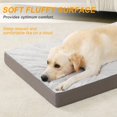 thumbnail image 3 of Cama para perros KSIIA, ortopédica, impermeable, de lujo, de felpa para perros XL, 3 of 6