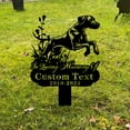 thumbnail image 5 of Custom Rhodesian Ridgeback Memorial Stake Metal Sign - Dog Metal - Personalized Rhodesian Ridgeback Metal Name Sign With Stake, 5 of 6