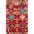 thumbnail image 1 of Momeni Rugs MARGEMGX-1RED2380 Margaux Table Tufted Contemporary Geometric Area Rug, 2`3" x 8`0" Runner, Red, 1 of 1