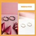 thumbnail image 3 of YSNOOWE 4 Pares Elásticas Para Con Pedrería Ajustables Y Desmontables Para De Mujer, 3 of 7