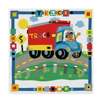 Trademark Fine Art 'Childrens Truck' Canvas Art by Cheryl Piperberg