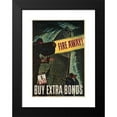 thumbnail image 2 of Georges Schreiber 18x24 Black Modern Framed Museum Art Print Titled - Fire Away! Buy Extra Bonds (1944), 2 of 5