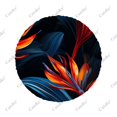 thumbnail image 3 of Motif Fleur Strelitzia Coloré Polyester Universel Housse de Roue de Rechange pour Remorque RV SUV Camion Campeur, 3 of 5