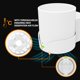 thumbnail image 4 of Soporte de Pared Bangcheer Blanco con Organizador de Cables para TP-Link Deco X20 X60 X50 X55 WiFi 6, 4 of 9